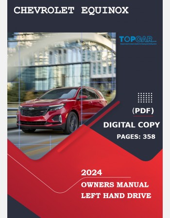 chevrolet equinox 2024 owners manual